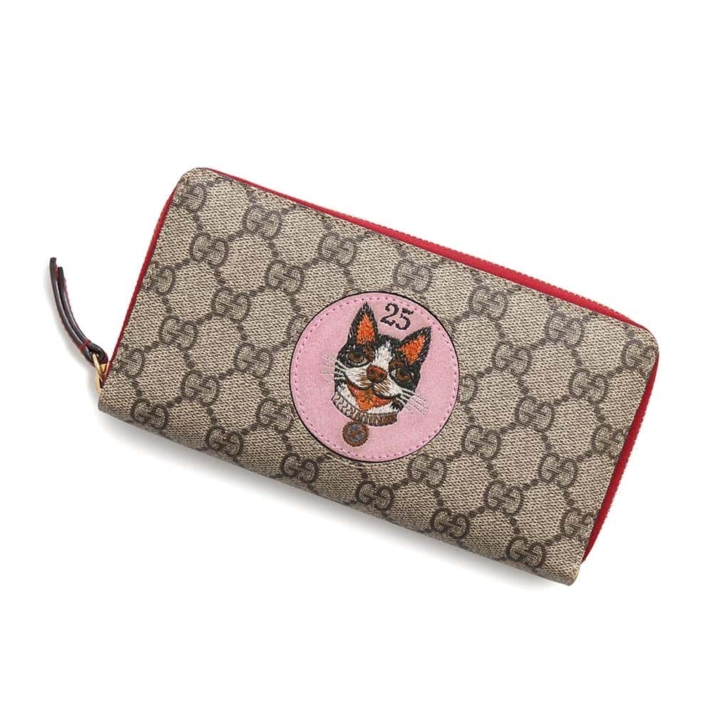 Gucci GG Supreme Cat Long Wallet - Picture 1 of 14